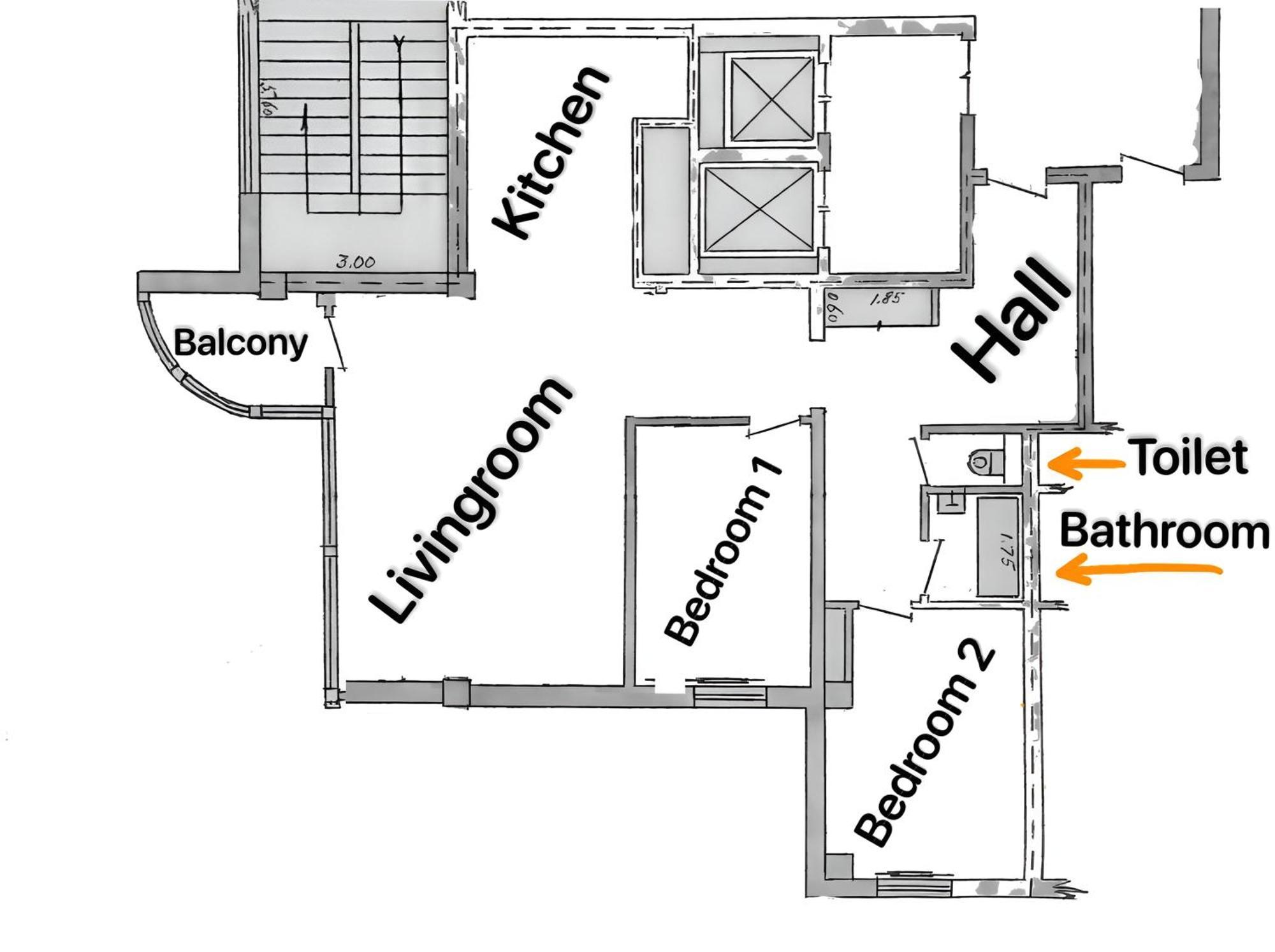 Downtown Big Apartment Tashkent Exterior foto